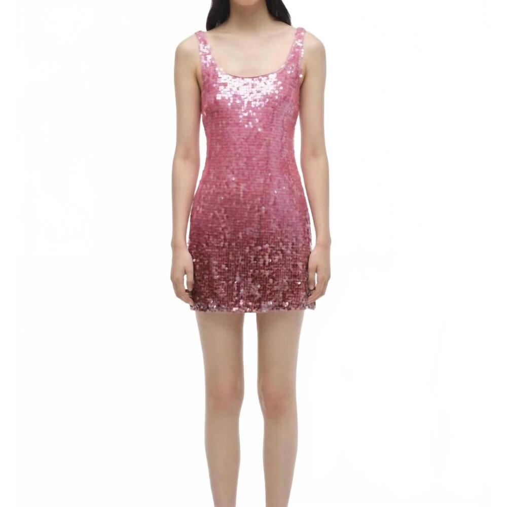 NEW SIMKHAI alayna mini dress in sorbet sequin - Picture 1 of 3